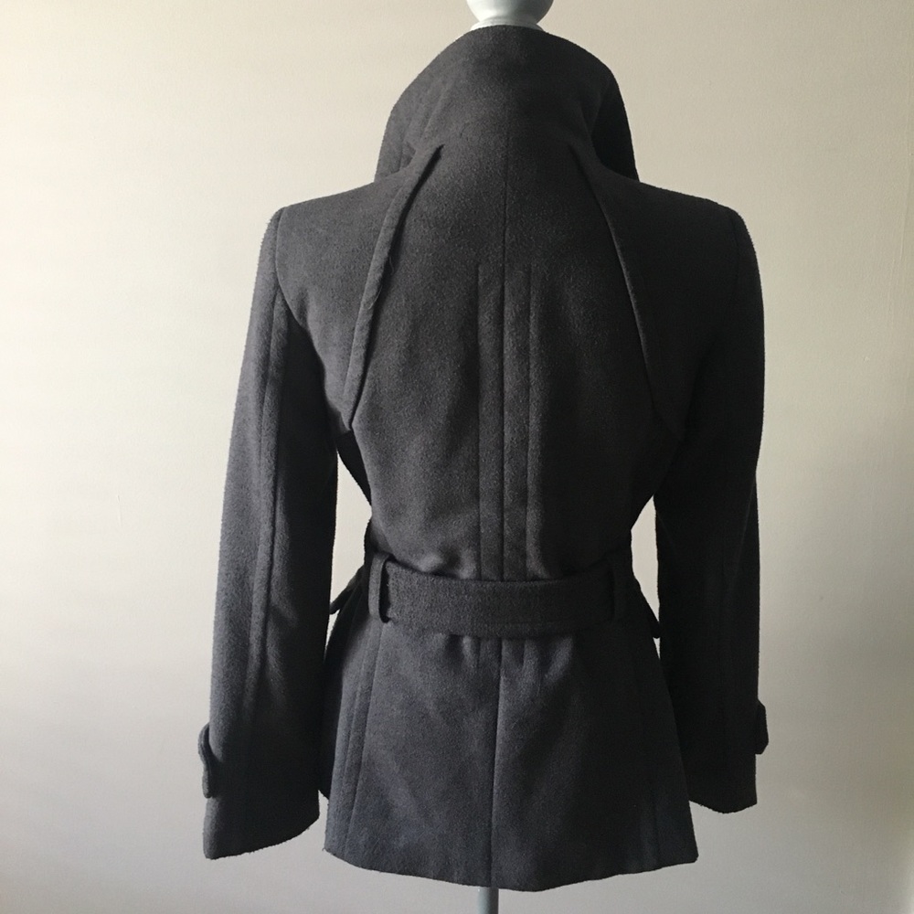 Zara Basic Gray Coat - image 2